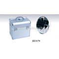 professional aluminum makeup case with trays and mirror inside from China manufacturer